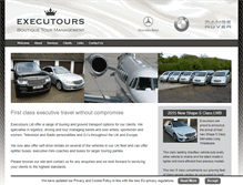 Tablet Screenshot of executours.co.uk